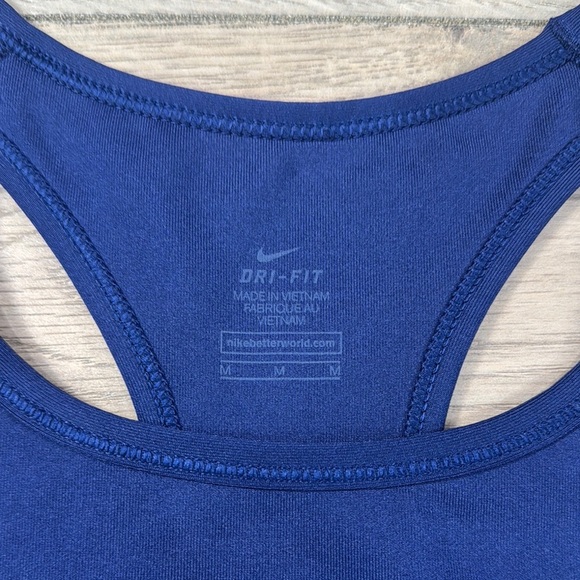 Nike Women's Blue Sports Bra - Picture 4 of 8